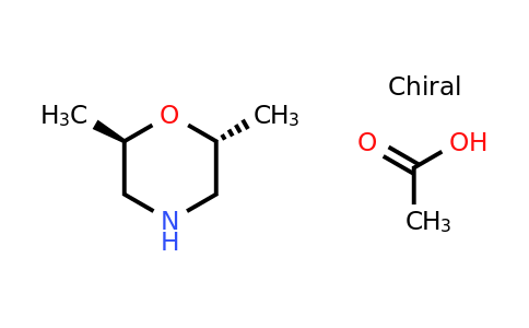 CAS 943344-47-6 | (2R,6R)-2,6-Dimethylmorpholine (acetic acid salt)