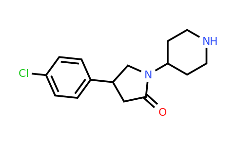 CAS 943736-63-8 | 4-(4-Chloro-phenyl)-1-piperidin-4-YL-pyrrolidin-2-one