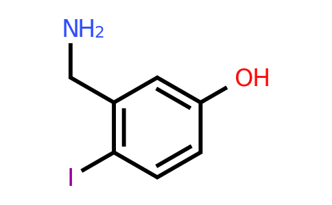 CAS 943749-95-9 | 3-(Aminomethyl)-4-iodophenol