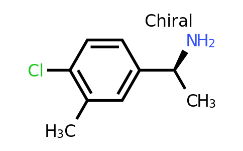 CAS 943760-74-5 | (S)-1-(4-Chloro-3-methylphenyl)ethanamine