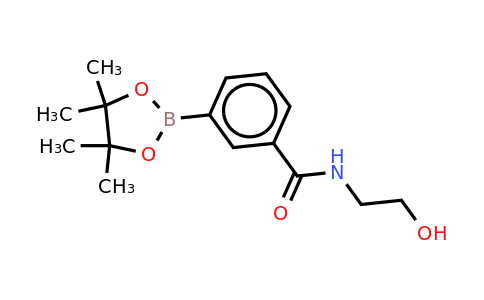 CAS 943911-66-8 | N-[2-hydroxyethyl]benzamide-3-boronic acid, pinacol ester