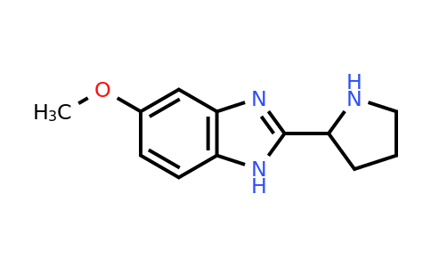 CAS 944030-66-4 | 5-Methoxy-2-(pyrrolidin-2-YL)-1H-benzo[D]imidazole