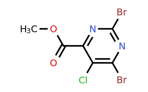 CAS 944128-95-4 | Methyl 2,6-dibromo-5-chloropyrimidine-4-carboxylate