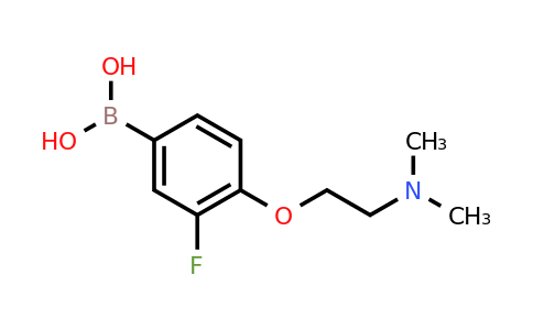 CAS 944279-23-6 | (4-(2-(dimethylamino)ethoxy)-3-fluorophenyl)boronic acid