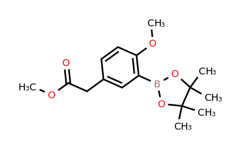 CAS 944317-65-1 | 4-Methoxy-3-(4,4,5,5-tetramethyl-1,3,2-dioxaborolan-2-YL)-benzeneacetic acid, methyl ester