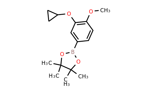 CAS 944332-71-2 | 2-(3-Cyclopropoxy-4-methoxyphenyl)-4,4,5,5-tetramethyl-1,3,2-dioxaborolane