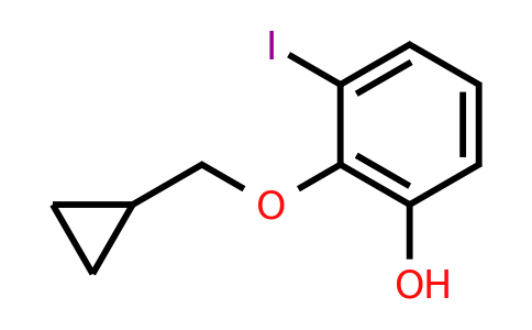 CAS 944334-09-2 | 2-(Cyclopropylmethoxy)-3-iodophenol