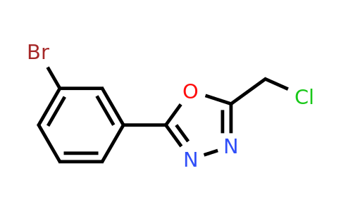 CAS 944391-84-8 | 2-(3-Bromophenyl)-5-(chloromethyl)-1,3,4-oxadiazole