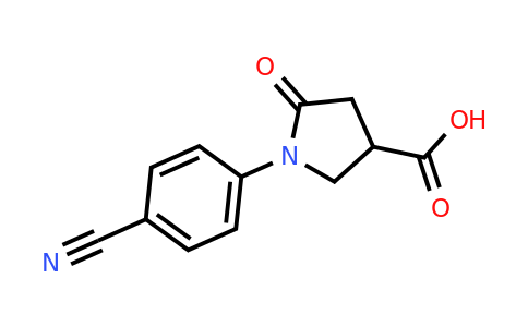 CAS 944643-62-3 | 1-(4-Cyanophenyl)-5-oxopyrrolidine-3-carboxylic acid