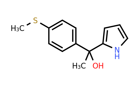 CAS 944698-00-4 | 1-(4-(Methylthio)phenyl)-1-(1H-pyrrol-2-yl)ethanol
