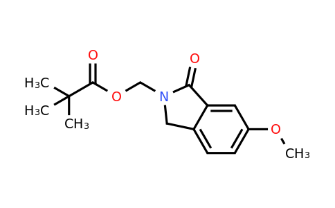 CAS 944718-09-6 | (6-Methoxy-1-oxoisoindolin-2-yl)methyl pivalate