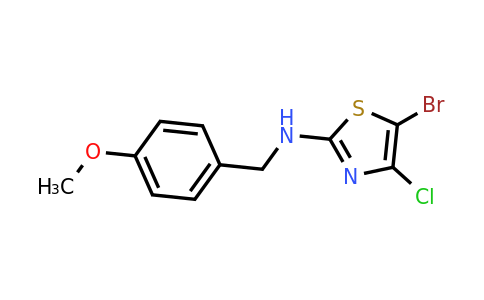 CAS 944805-53-2 | 5-Bromo-4-chloro-N-(4-methoxybenzyl)thiazol-2-amine