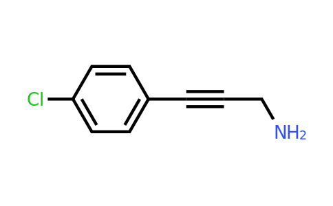 CAS 944818-98-8 | 3-(4-Chlorophenyl)prop-2-yn-1-amine