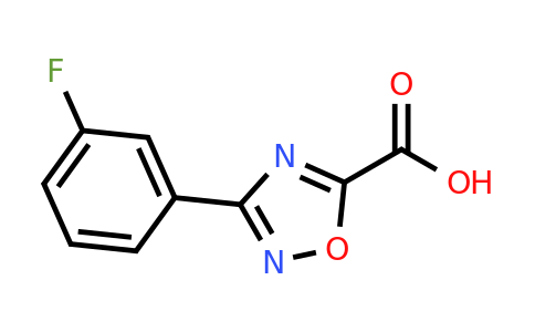 CAS 944896-60-0 | 3-(3-Fluorophenyl)-1,2,4-oxadiazole-5-carboxylic acid