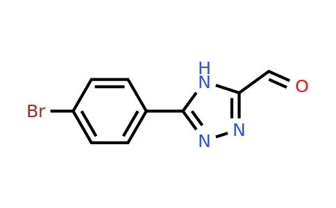 CAS 944897-23-8 | 5-(4-Bromophenyl)-4H-1,2,4-triazole-3-carbaldehyde