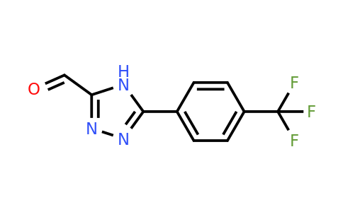 CAS 944897-26-1 | 5-[4-(Trifluoromethyl)phenyl]-4H-1,2,4-triazole-3-carbaldehyde