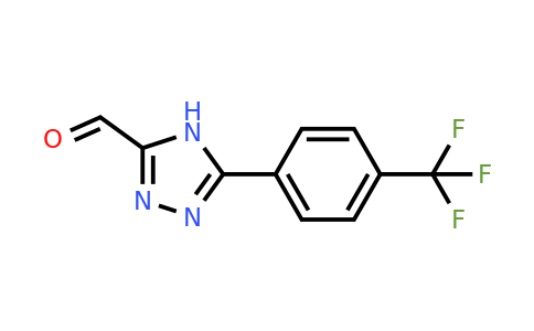 5-[4-(Trifluoromethyl)phenyl]-4H-1,2,4-triazole-3-carbaldehyde