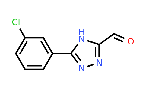CAS 944897-29-4 | 5-(3-Chlorophenyl)-4H-1,2,4-triazole-3-carbaldehyde