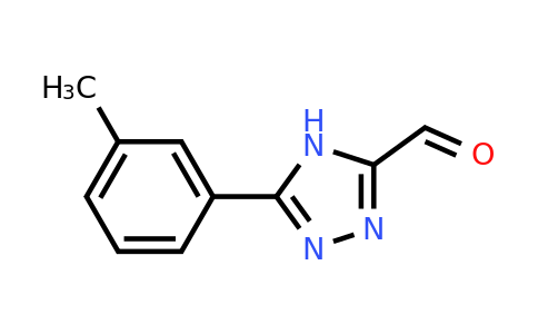 CAS 944897-32-9 | 5-(3-Methylphenyl)-4H-1,2,4-triazole-3-carbaldehyde