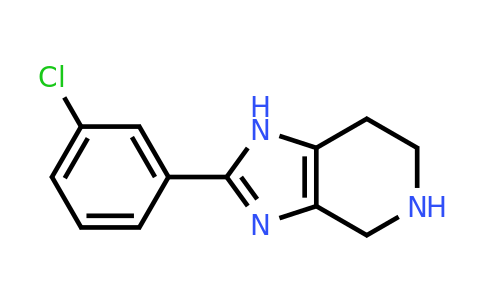 CAS 944897-36-3 | 2-(3-Chlorophenyl)-1H-imidazo[4,5-C]piperidine