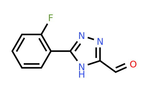 CAS 944897-38-5 | 5-(2-Fluorophenyl)-4H-1,2,4-triazole-3-carbaldehyde