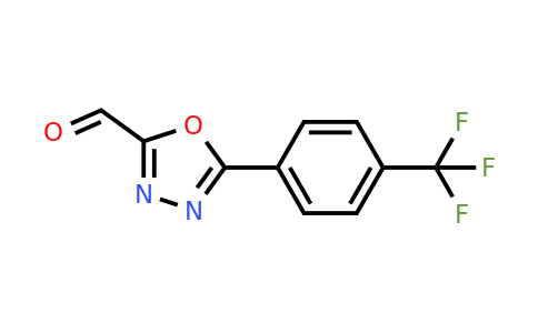 CAS 944897-90-9 | 5-(4-(Trifluoromethyl)phenyl)-1,3,4-oxadiazole-2-carbaldehyde