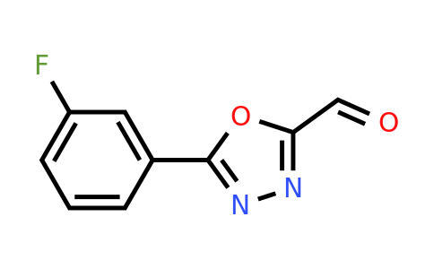 CAS 944897-92-1 | 5-(3-Fluorophenyl)-1,3,4-oxadiazole-2-carbaldehyde
