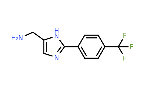 1-(2-[4-(Trifluoromethyl)phenyl]-1H-imidazol-5-YL)methanamine