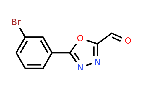 5-(3-Bromophenyl)-1,3,4-oxadiazole-2-carbaldehyde
