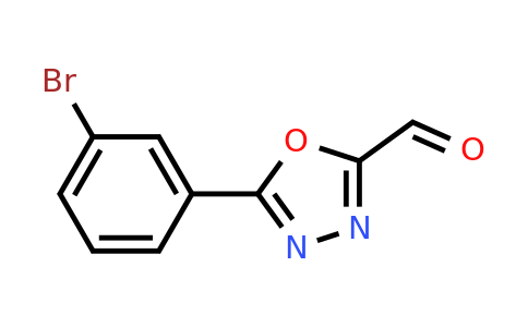 CAS 944897-94-3 | 5-(3-Bromophenyl)-1,3,4-oxadiazole-2-carbaldehyde