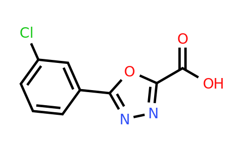 CAS 944898-15-1 | 5-(3-Chlorophenyl)-1,3,4-oxadiazole-2-carboxylic acid