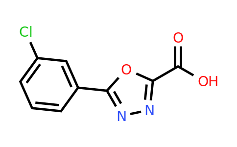 5-(3-Chlorophenyl)-1,3,4-oxadiazole-2-carboxylic acid