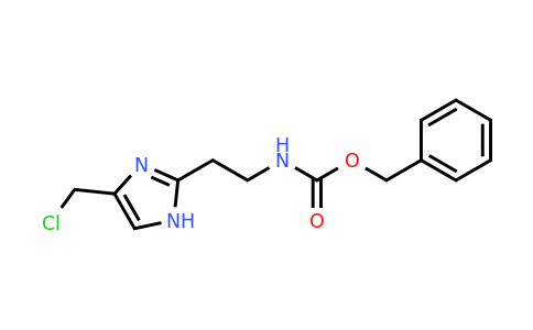 CAS 944898-36-6 | Benzyl (2-[4-(chloromethyl)-1H-imidazol-2-YL]ethyl)carbamate
