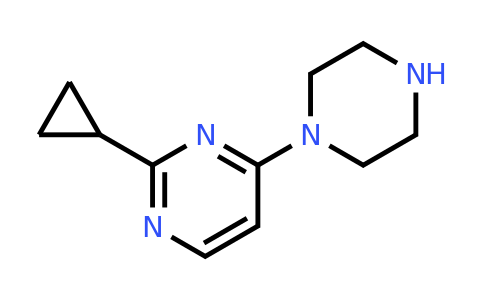 CAS 944898-38-8 | 2-Cyclopropyl-4-piperazin-1-ylpyrimidine