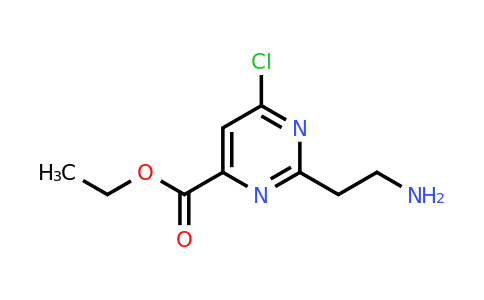 CAS 944899-09-6 | 2-[4-Chloro-6-(ethoxycarbonyl)pyrimidin-2-YL]ethanamine