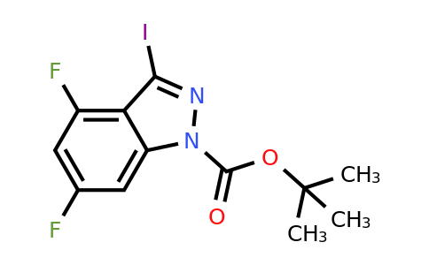 CAS 944899-10-9 | Tert-butyl 4,6-difluoro-3-iodo-1H-indazole-1-carboxylate
