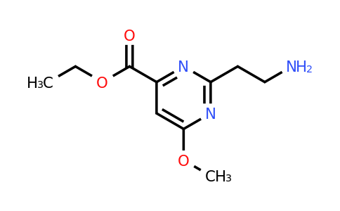 CAS 944899-11-0 | 2-[4-(Ethoxycarbonyl)-6-methoxypyrimidin-2-YL]ethanamine