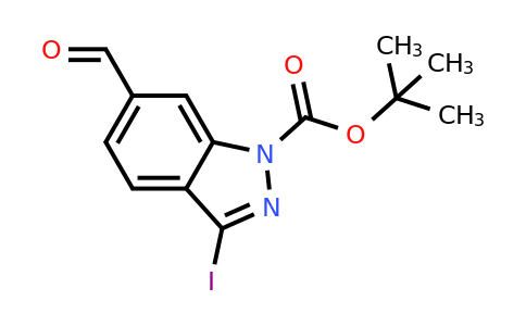 CAS 944899-12-1 | Tert-butyl 6-formyl-3-iodo-1H-indazole-1-carboxylate
