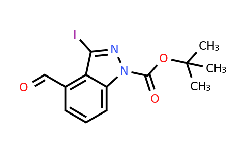 CAS 944899-14-3 | 1H-Indazole-1-carboxylic acid, 4-formyl-3-iodo-, 1,1-dimethylethyl ester