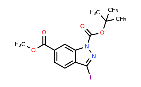 CAS 944899-16-5 | 1-Tert-butyl 6-methyl 3-iodo-1H-indazole-1,6-dicarboxylate