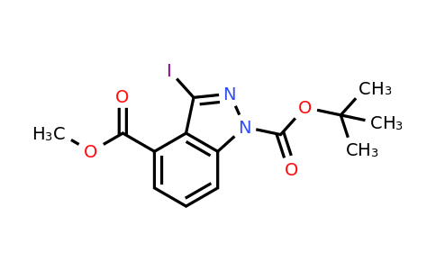 CAS 944899-19-8 | 1-Tert-butyl 4-methyl 3-iodo-1H-indazole-1,4-dicarboxylate