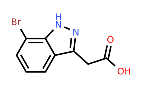 CAS 944899-28-9 | 2-(7-Bromo-1H-indazol-3-YL)acetic acid