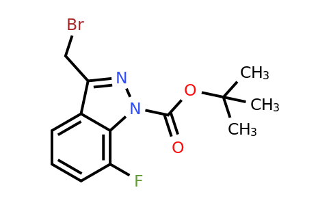 CAS 944899-37-0 | Tert-butyl 3-(bromomethyl)-7-fluoro-1H-indazole-1-carboxylate