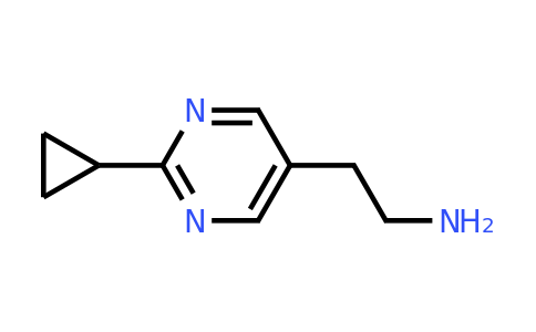 CAS 944899-44-9 | 2-(2-Cyclopropylpyrimidin-5-YL)ethan-1-amine