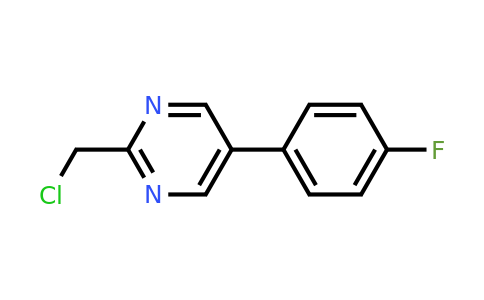 CAS 944899-80-3 | 2-(Chloromethyl)-5-(4-fluorophenyl)pyrimidine