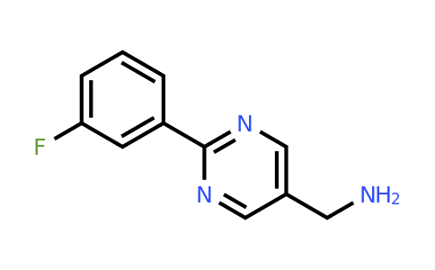 CAS 944899-82-5 | 1-[2-(3-Fluorophenyl)pyrimidin-5-YL]methanamine