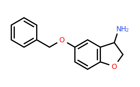CAS 944899-87-0 | 5-(Benzyloxy)-2,3-dihydro-1-benzofuran-3-amine