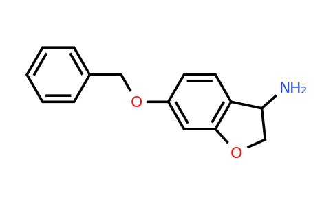 CAS 944899-96-1 | 6-(Benzyloxy)-2,3-dihydro-1-benzofuran-3-amine