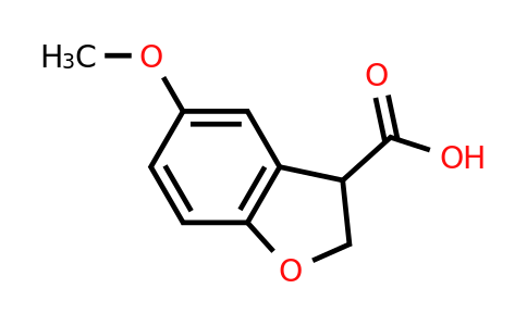 CAS 944900-04-3 | 5-Methoxy-2,3-dihydro-1-benzofuran-3-carboxylic acid