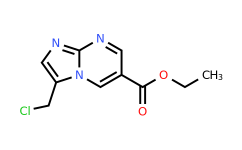 CAS 944900-40-7 | Ethyl 3-(chloromethyl)imidazo[1,2-A]pyrimidine-6-carboxylate